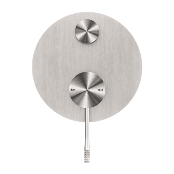 OPAL SHOWER MIXER WITH DIVERTOR BRUSHED NICKEL (NR251909aBN)