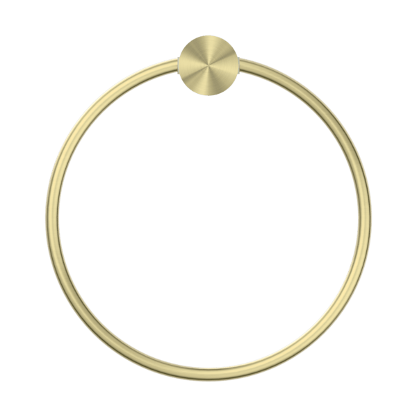OPAL TOWEL RING BRUSHED GOLD (NR2580aBG)