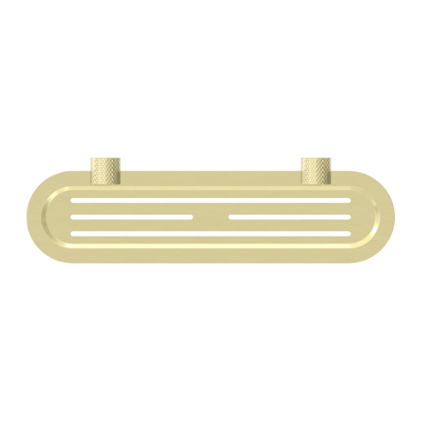 OPAL METAL SHOWER SHELF BRUSHED GOLD (NR2587aBG)