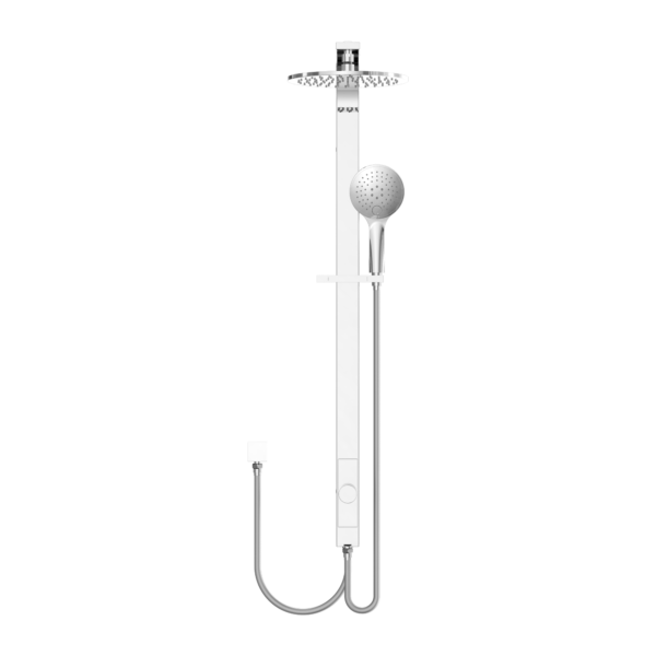 ASTRA RAIN ROUND SHOWER SET CHROME (DOUBLE HOSE) (NR281305bCH)