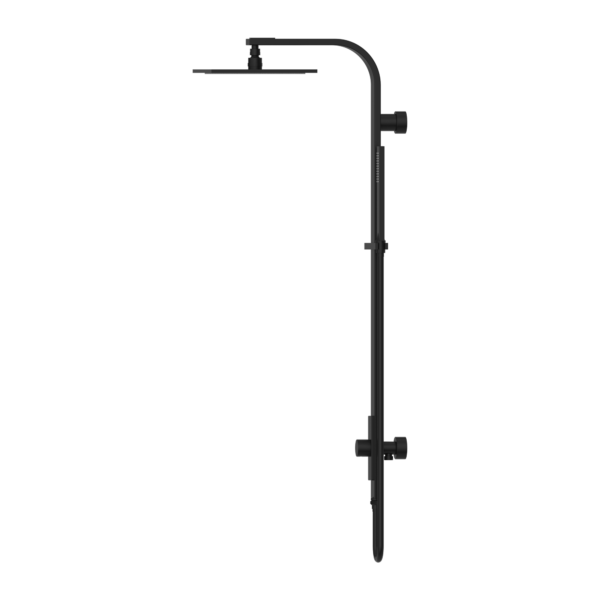 ASTRA RAIN SQUARE SHOWER SET MATTE BLACK (SINGLE HOSE) (NR281305cMB)