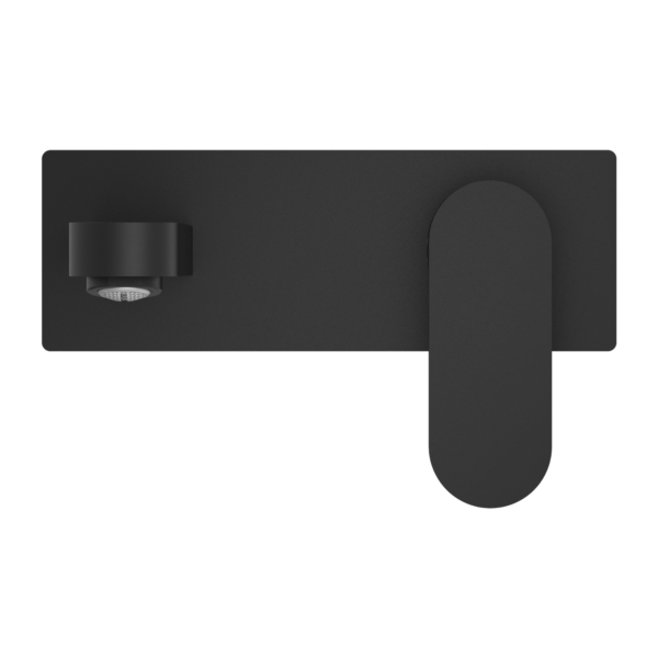 ECCO WALL BASIN/BATH MIXER WALL MOUNTED FAUCETS MATTE BLACK (NR301310aMB)