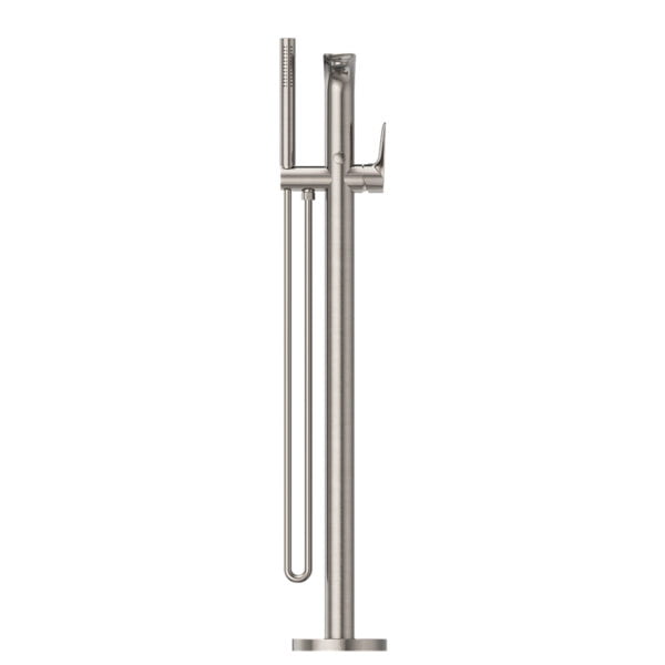 Bianca Freestanding Bath Mixer With Hand Shower BRUSHED NICKEL (NR321503aBN)