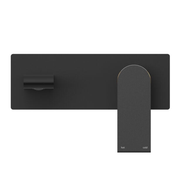 BIANCA WALL BASIN/BATH MIXER 187/230MM MATTE BLACK (NR321510aMB / NR321510bMB)