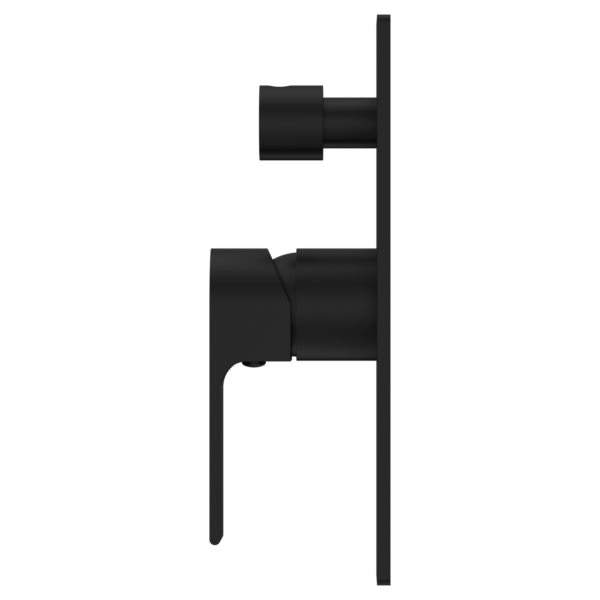 BIANCA SHOWER MIXER WITH DIVERTOR MATTE BLACK (NR321511aMB)