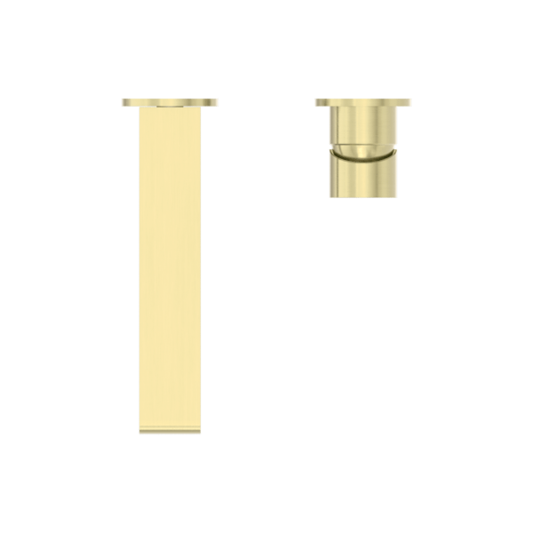 BIANCA WALL BASIN/BATH MIXER SEPARATE BACK PLATE 187/230MM BRUSHED GOLD (NR321510eBG / NR321510fBG)