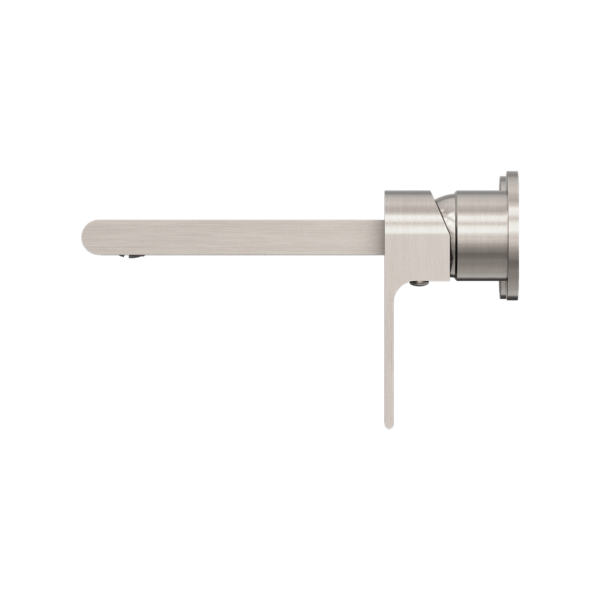 BIANCA WALL BASIN/BATH MIXER SEPARATE BACK PLATE 187/230MM BRUSHED NICKEL (NR321510eBN / NR321510fBN)