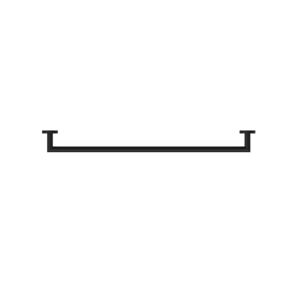 DOLCE SINGLE TOWEL RAIL 700MM MATTE BLACK (NR3630MB)