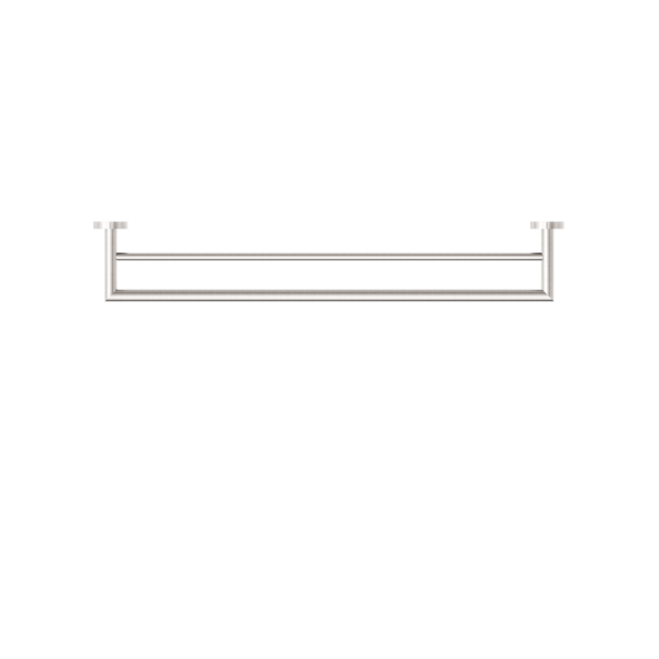 DOLCE DOUBLE TOWEL RAIL 700MM BRUSHED NICKEL (NR3630dBN)