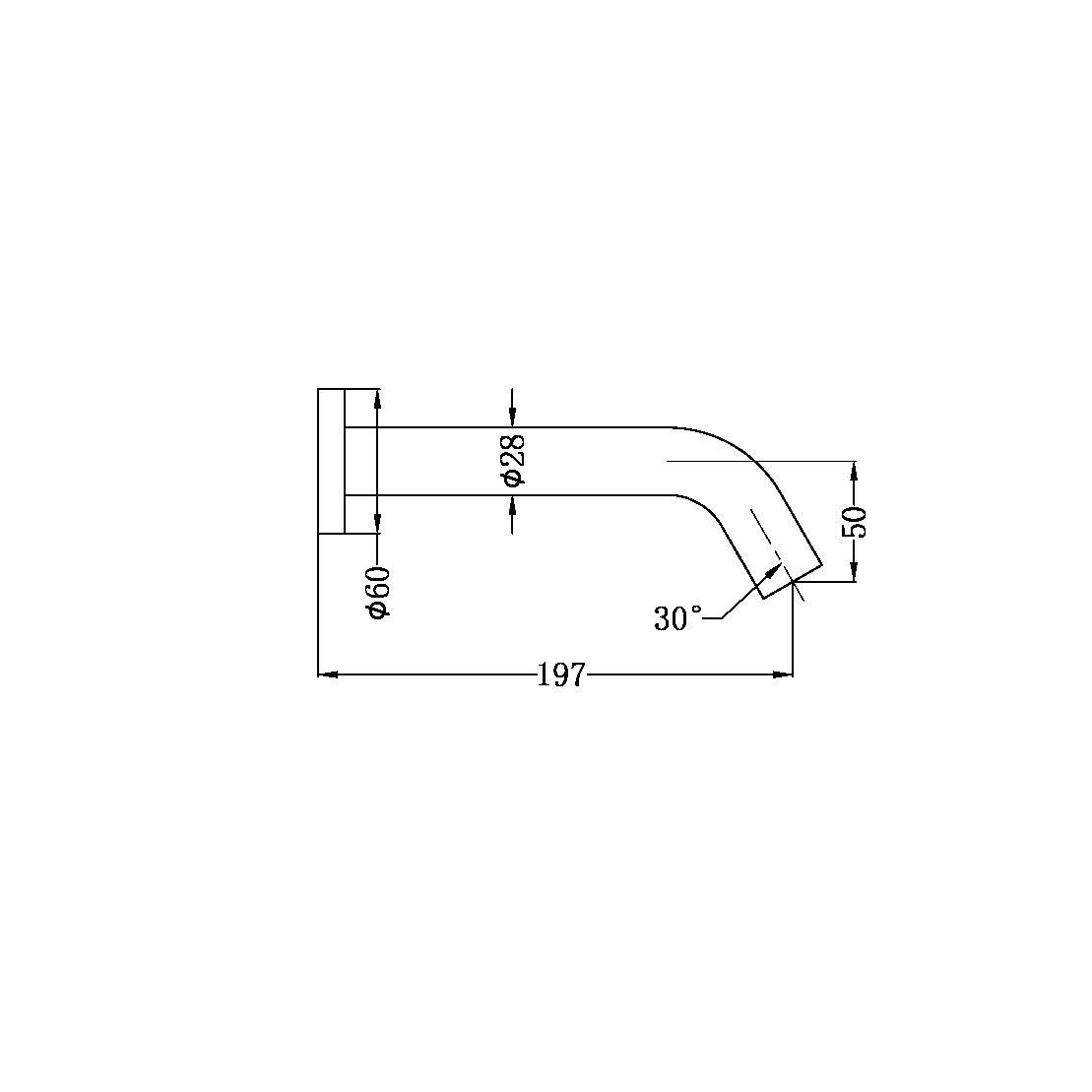 MECCA WALL MOUNT SENSOR AUTOMATIC TOUCHLESS BATHROOM FAUCETS CHROME (NR401CH)