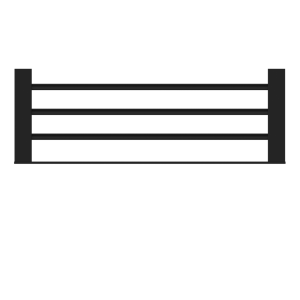 CELIA TOWEL RACK MATTE BLACK (NR4689MB)