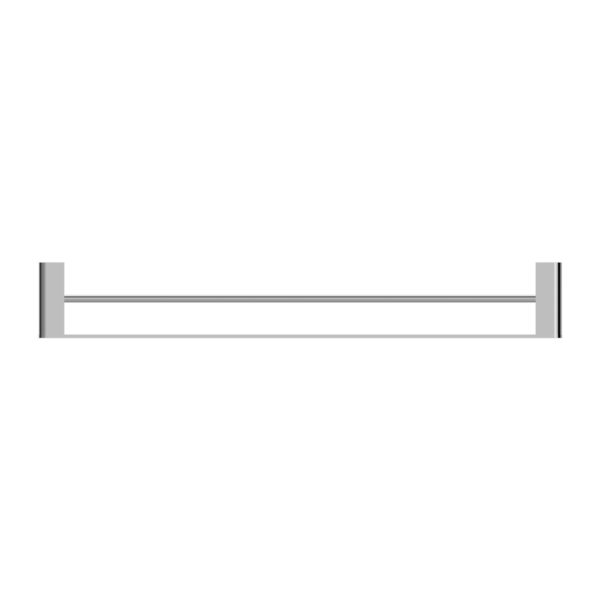 BIANCA DOUBLE TOWEL RAIL 800MM CHROME (NR9030dCH)