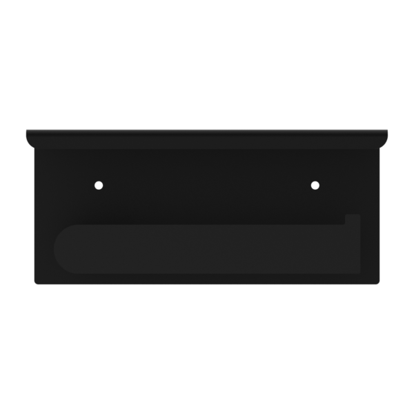 BIANCA TOILET ROLL HOLDER MATTE BLACK (NR9086MB)