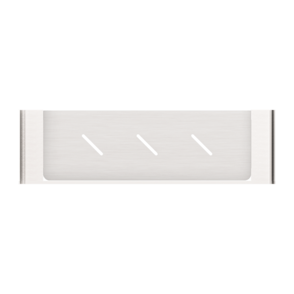 BIANCA METAL SHOWER SHELF BRUSHED NICKEL (NR9087aBN)
