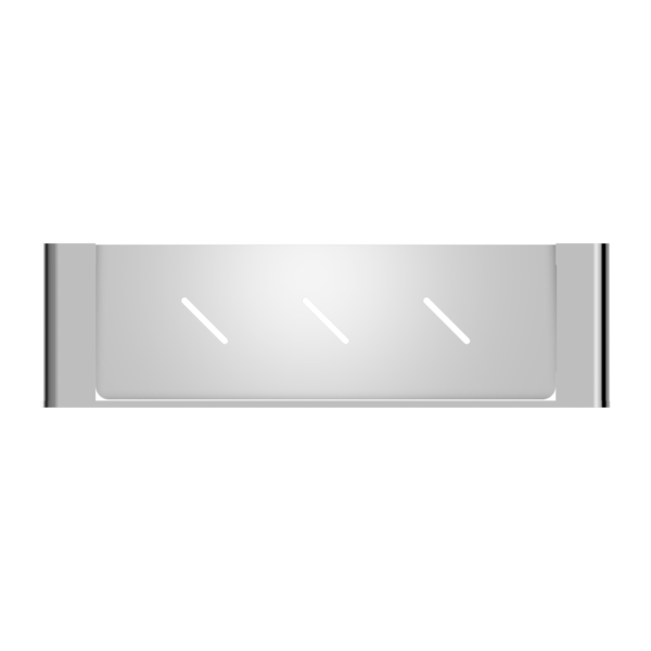 BIANCA METAL SHOWER SHELF CHROME (NR9087aCH)