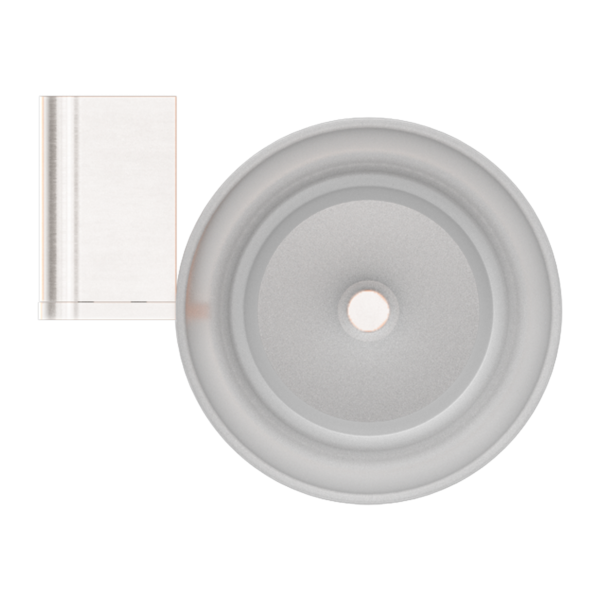 BIANCA TOILET BRUSH HOLDER BRUSHED NICKEL (NR9088BN)