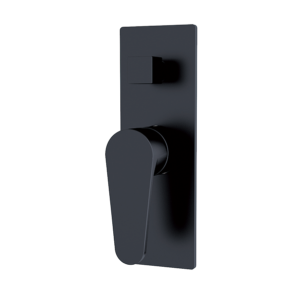 VICTOR SHOWER MIXER WITH DIVERTOR MATTE BLACK (NR221409aMB)
