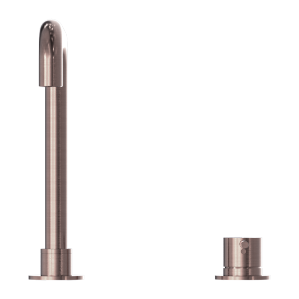 MECCA HOB BASIN MIXER SQUARE SWIVEL SPOUT BRUSHED BRONZE (NR221901cBZ)