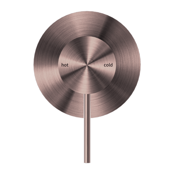 MECCA SHOWER MIXER VALVE KIT SINGLE HANDLE SHOWER VALVE BODY REPLACEMENT SINGLE FUNCTION ROUGH-IN VALVE BRUSHED BRONZE (NR221911BZ)
