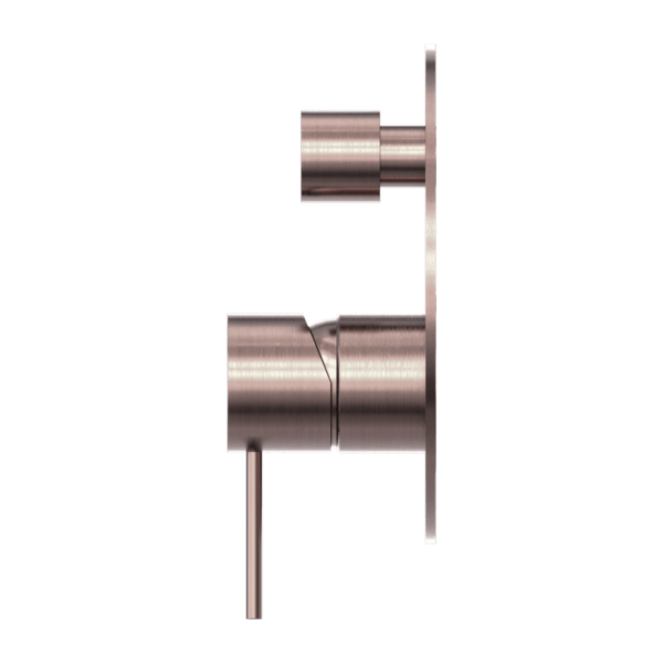 MECCA SHOWER MIXER WITH DIVERTOR SHOWER VALVE BRUSHED VALVE BRUSHED BRONZE (NR221911aBZ)