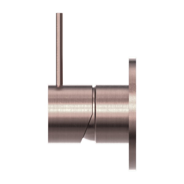MECCA SHOWER MIXER VALVE KIT SINGLE HANDLE SHOWER VALVE BODY REPLACEMENT SINGLE FUNCTION ROUGH-IN VALVE HANDLE UP BRUSHED BRONZE (NR221911bBZ)