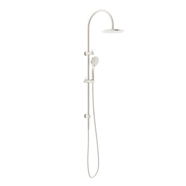 MECCA TWIN SHOWER WITH AIR SHOWER BRUSHED NICKEL (NR221905bBN)
