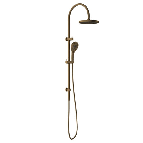 MECCA TWIN SHOWER SET BRUSHED BRONZE (NR221905eBZ)
