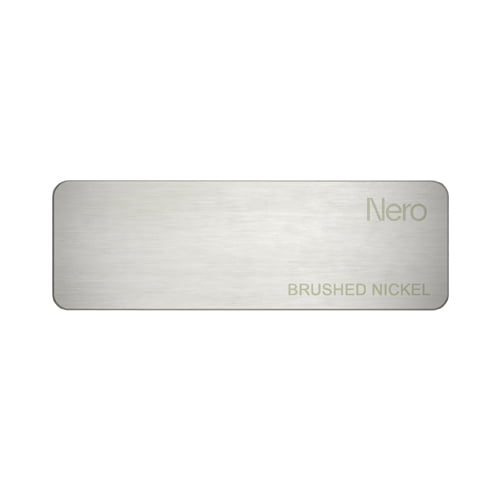 Brushed Nickel Colour Sample Plate (NR514234BN)
