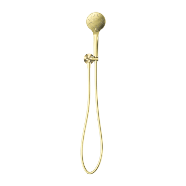 MECCA SHOWER BRACKET WITH AIR SHOWER BRUSHED GOLD (NR221905BG)