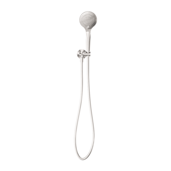 MECCA SHOWER BRACKET WITH AIR SHOWER BRUSHED NICKEL (NR221905BN)