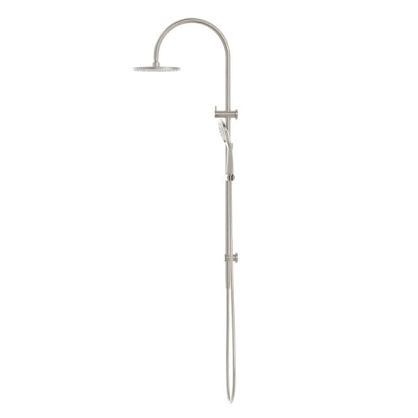 MECCA TWIN SHOWER WITH AIR SHOWER BRUSHED NICKEL (NR221905bBN)