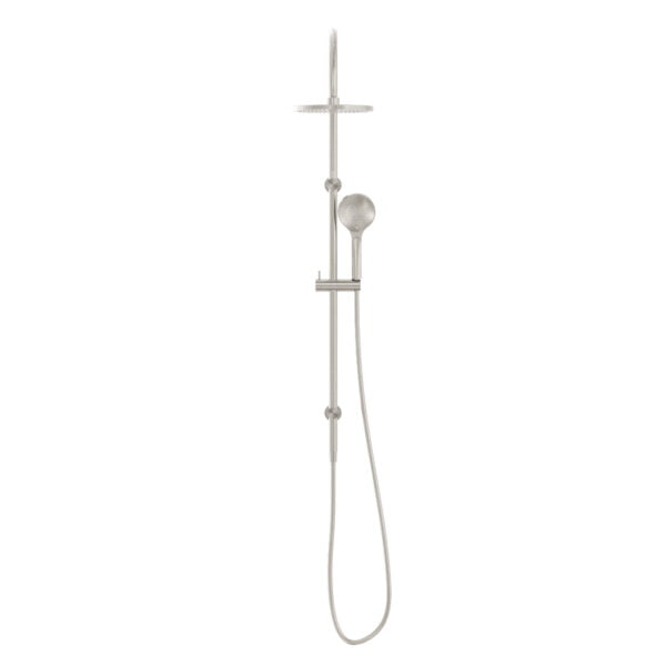 MECCA TWIN SHOWER WITH AIR SHOWER BRUSHED NICKEL (NR221905bBN)