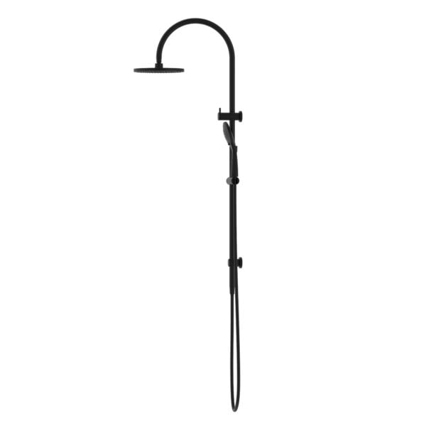 MECCA TWIN SHOWER WITH AIR SHOWER MATTE BLACK (NR221905bMB)