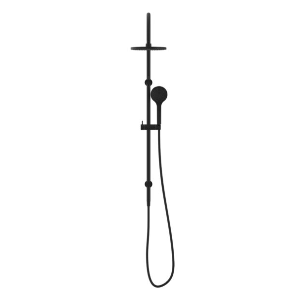 MECCA TWIN SHOWER WITH AIR SHOWER MATTE BLACK (NR221905bMB)