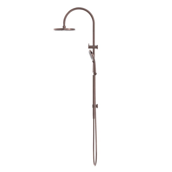 MECCA TWIN SHOWER SET BRUSHED BRONZE (NR221905eBZ)