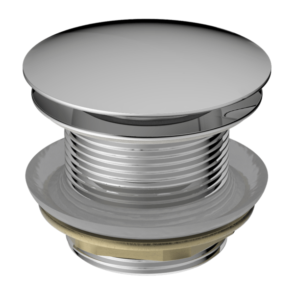 40MM BATH POP-UP PLUG WITH REMOVABLE WASTE NO OVERFLOW CHROME (NRA707CH)