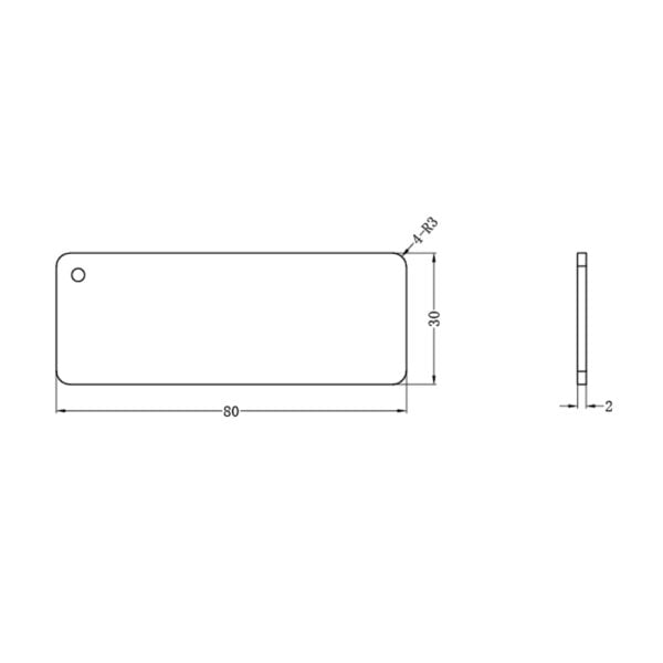 Graphite Colour Sample Plate (NR514234GR)