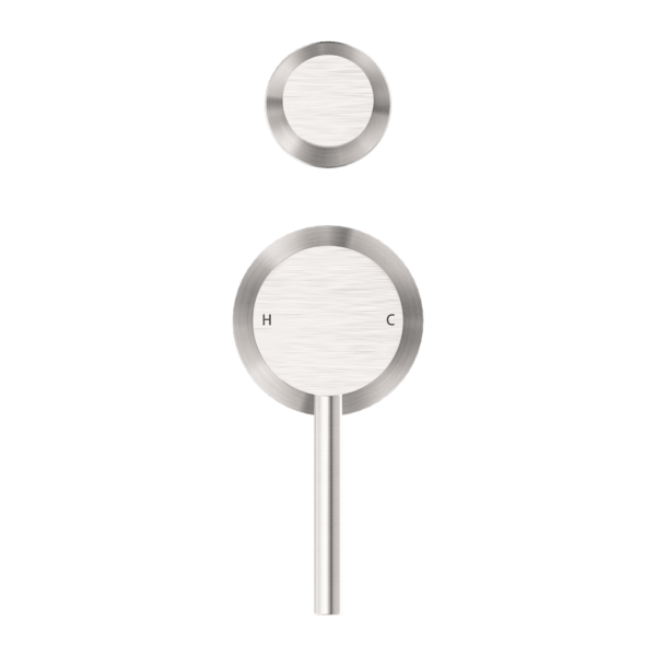 DOLCE SHOWER MIXER WITH DIVERTOR SEPARATE PLATE BRUSHED NICKEL (NR250811eBN)