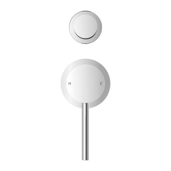DOLCE SHOWER MIXER WITH DIVERTOR SEPARATE PLATE CHROME (NR250811eCH)