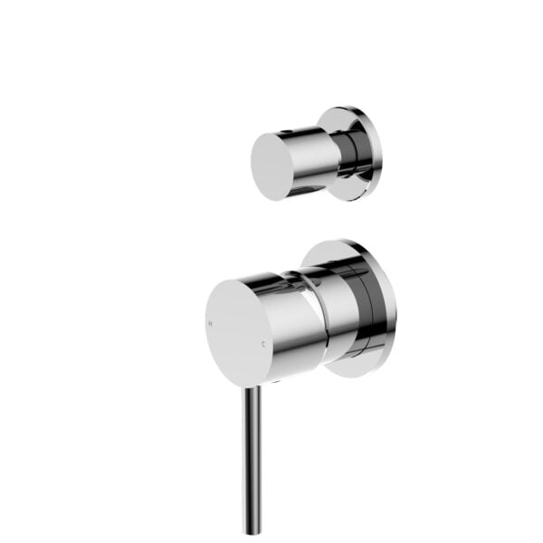 DOLCE SHOWER MIXER WITH DIVERTOR SEPARATE PLATE CHROME (NR250811eCH)