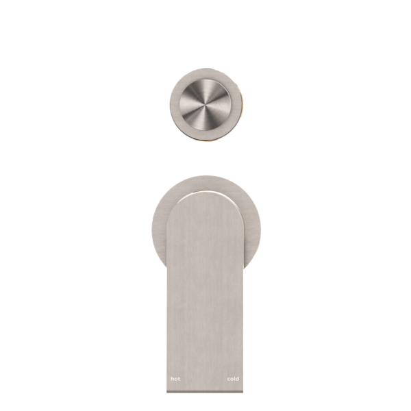BIANCA SHOWER MIXER WITH DIVERTOR SEPARATE PLATE BRUSHED NICKEL (NR321511gBN)