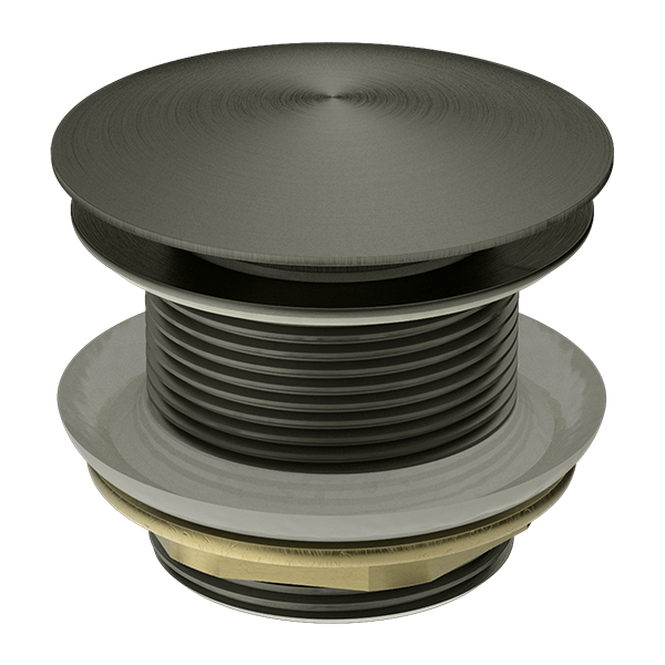 40MM BATH POP-UP PLUG WITH REMOVABLE WASTE NO OVERFLOW GRAPHITE (NRA707GR)