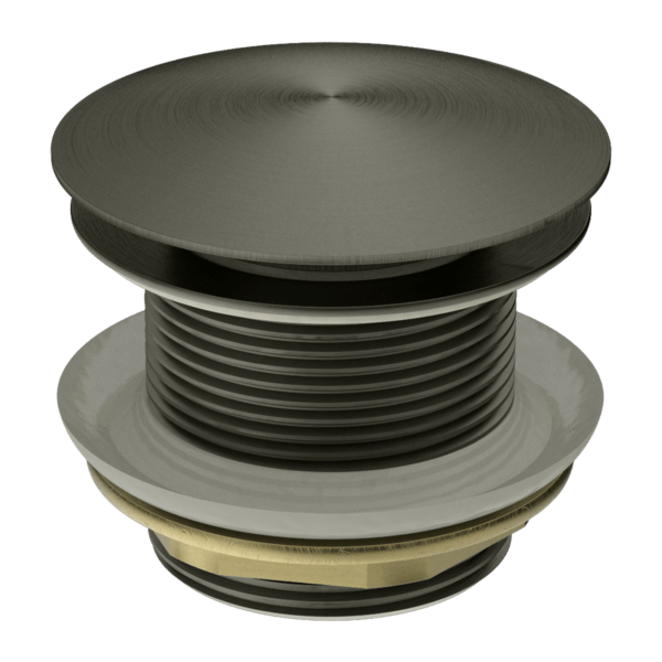 40MM BATH POP-UP PLUG WITH REMOVABLE WASTE NO OVERFLOW GRAPHITE (NRA707GR)