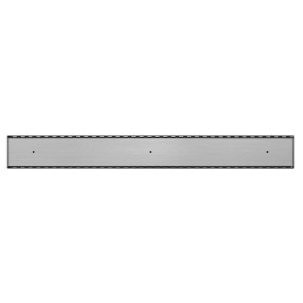 TILE INSERT V CHANNEL FLOOR GRATE 89MM OUTLET WITH HOLE SAW GUN METAL (NRFG001HSGM)