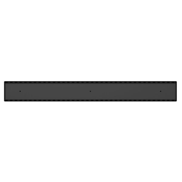 TILE INSERT V CHANNEL FLOOR GRATE 89MM OUTLET WITH HOLE SAW MATTE BLACK (NRFG001HSMB)