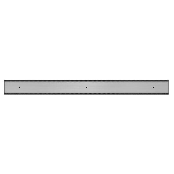 TILE INSERT V CHANNEL FLOOR GRATE 50MM OUTLET WITH HOLE SAW GUN METAL (NRFG002HSGM)