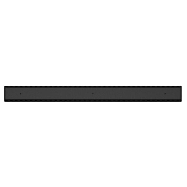 TILE INSERT V CHANNEL FLOOR GRATE 50MM OUTLET WITH HOLE SAW MATTE BLACK (NRFG002HSMB)