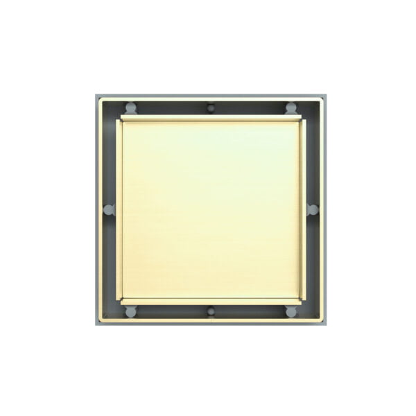 TILE INSERT FLOOR WASTE 50MM OUTLET BRUSHED GOLD (NRFW001BG)
