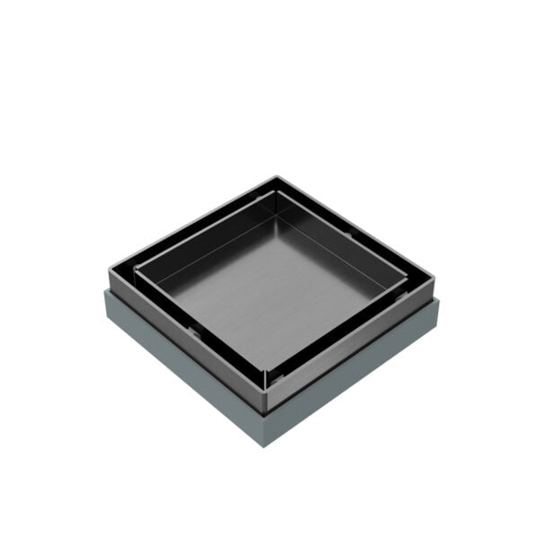 TILE INSERT FLOOR WASTE 50MM OUTLET GUN METAL (NRFW001GM)