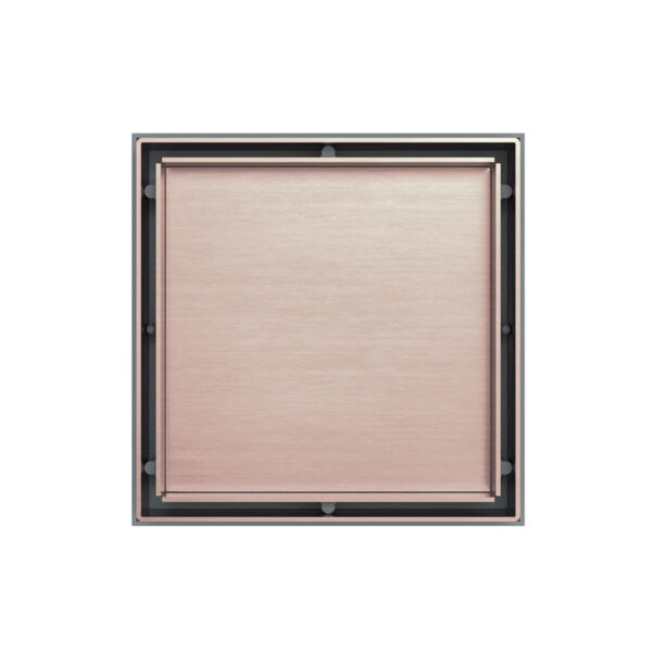 TILE INSERT FLOOR WASTE 100MM OUTLET BRUSHED BRONZE (NRFW002BZ)